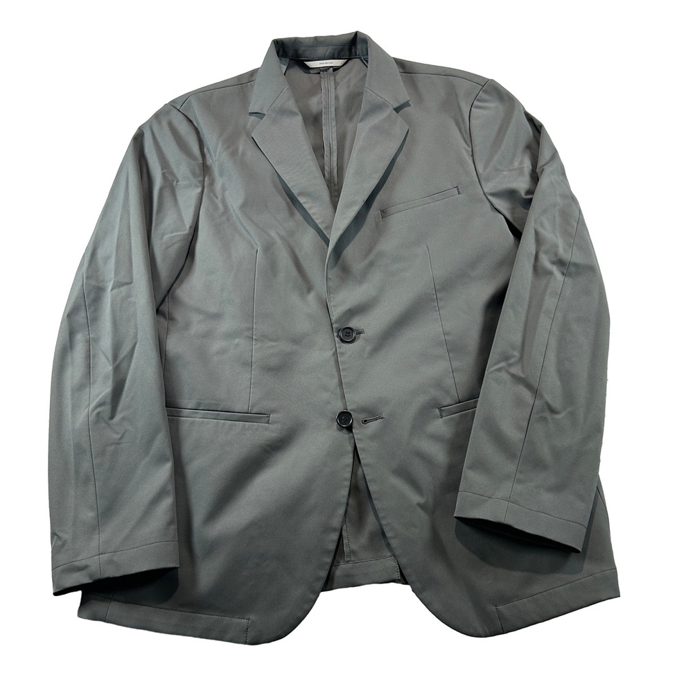 Jack Archer Blazer Large Gray Jetsetter Technical Travel Sport Coat Unstructured